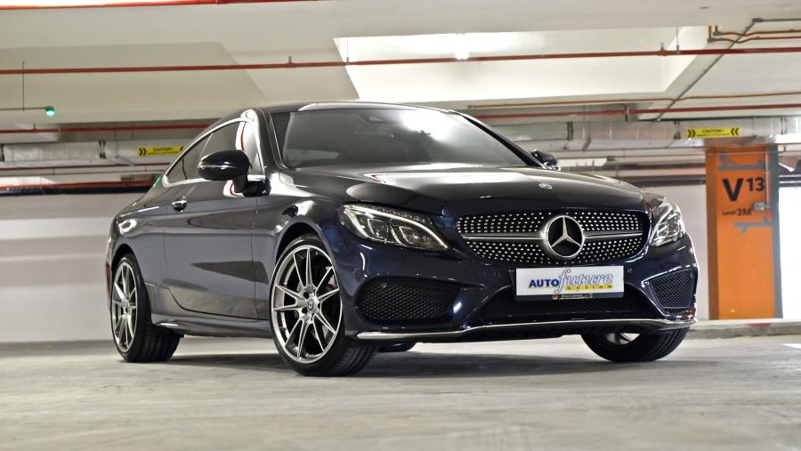 Mercedes-Benz C250 Coupe by Autofuture Design on HRE Wheels (FF04) '2018